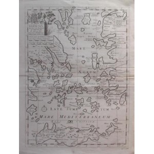 A NEW MAP OF THE ISLANDS OF THE AEGAEAN SEA, TOGETHER WITH ...