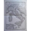 CARTE DE L’ITALIE ANCIENNE 