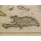 Carte de l’Isle de Saint Domingue avec partie des isles voisines