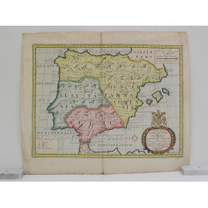 (Mapa de la Península Ibérica) A New Map of Iberia Europaea alias Celtiberia or Ancient Spain