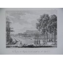 Vue du Port de Bayonne et de la citadelle du Saint-Esprit