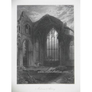 Melrose Abbey (Abadía de Melrose, Escocia)