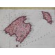 (Mapa de Mallorca, Menorca e Ibiza y plano de Mahón) Carte des Isles de Majorque, Minorque, et Yvice 
