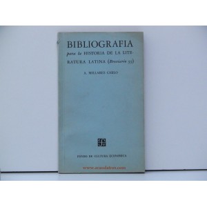 Bibliografía para la Historia de la Literatura Latina (Breviario 33)